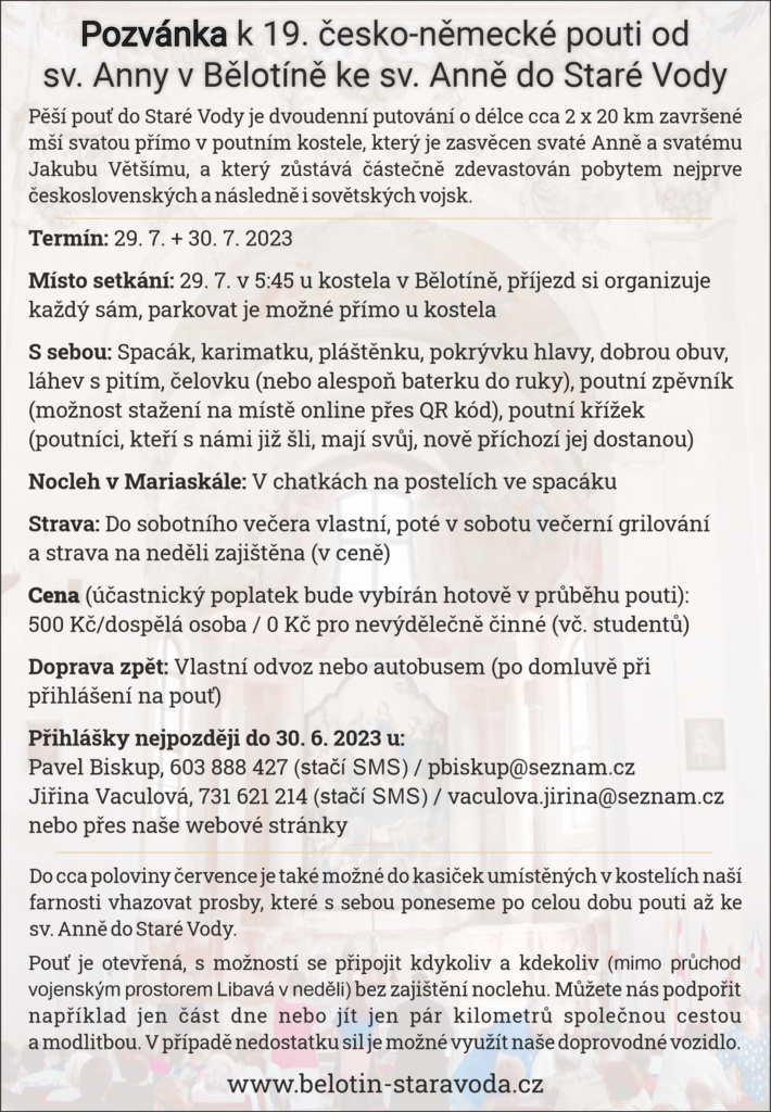 Pozvánka 2023